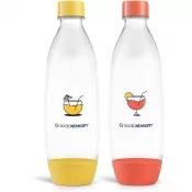 SodaStream LAHVE FUSE ORANGE/YELLOW 2x1l DO MYČKY NÁDOBÍ